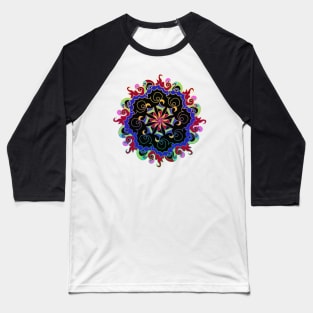 bright oriental fairytale mandala Baseball T-Shirt